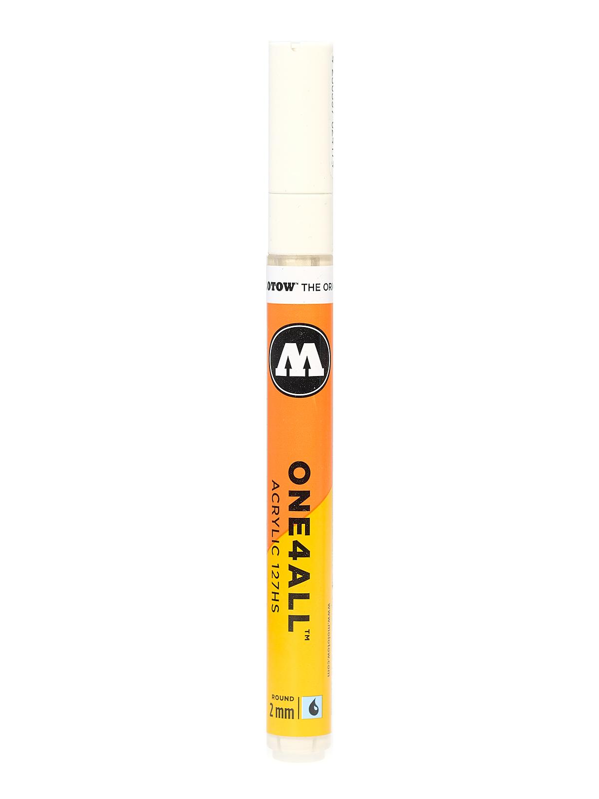 One4All Acrylic Paint Markers 2 mm nature white 229
