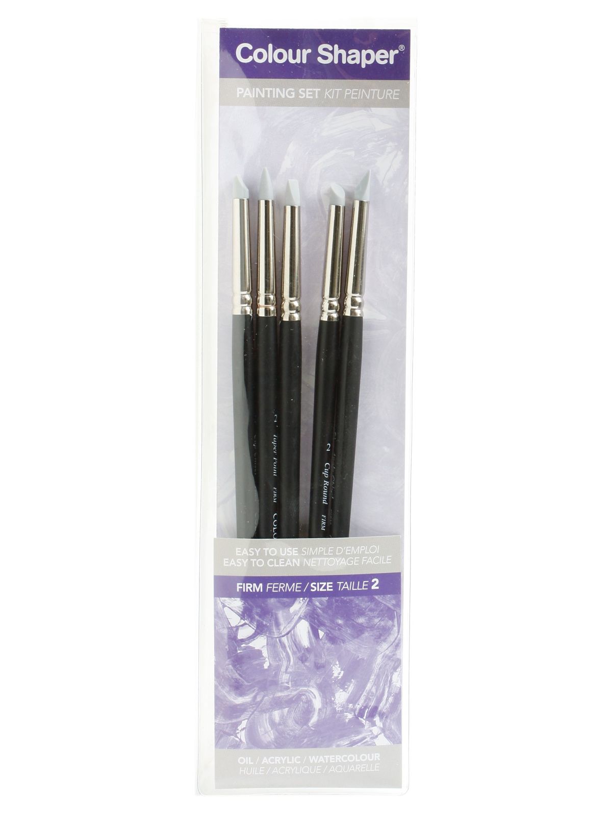 Painting Tool And Pastel Blending Sets Assorted Firm No. 2 Set Of 5