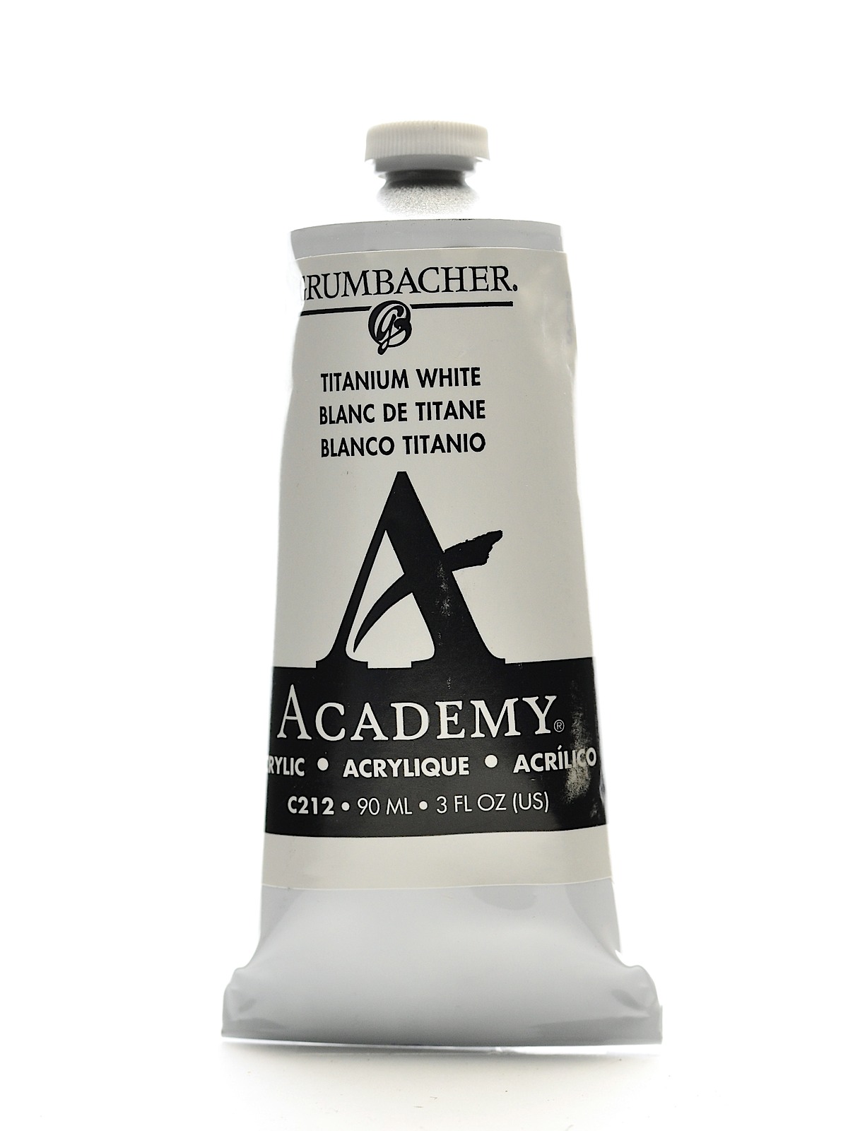 Academy Acrylic Colors titanium white 3 oz. (90 ml)