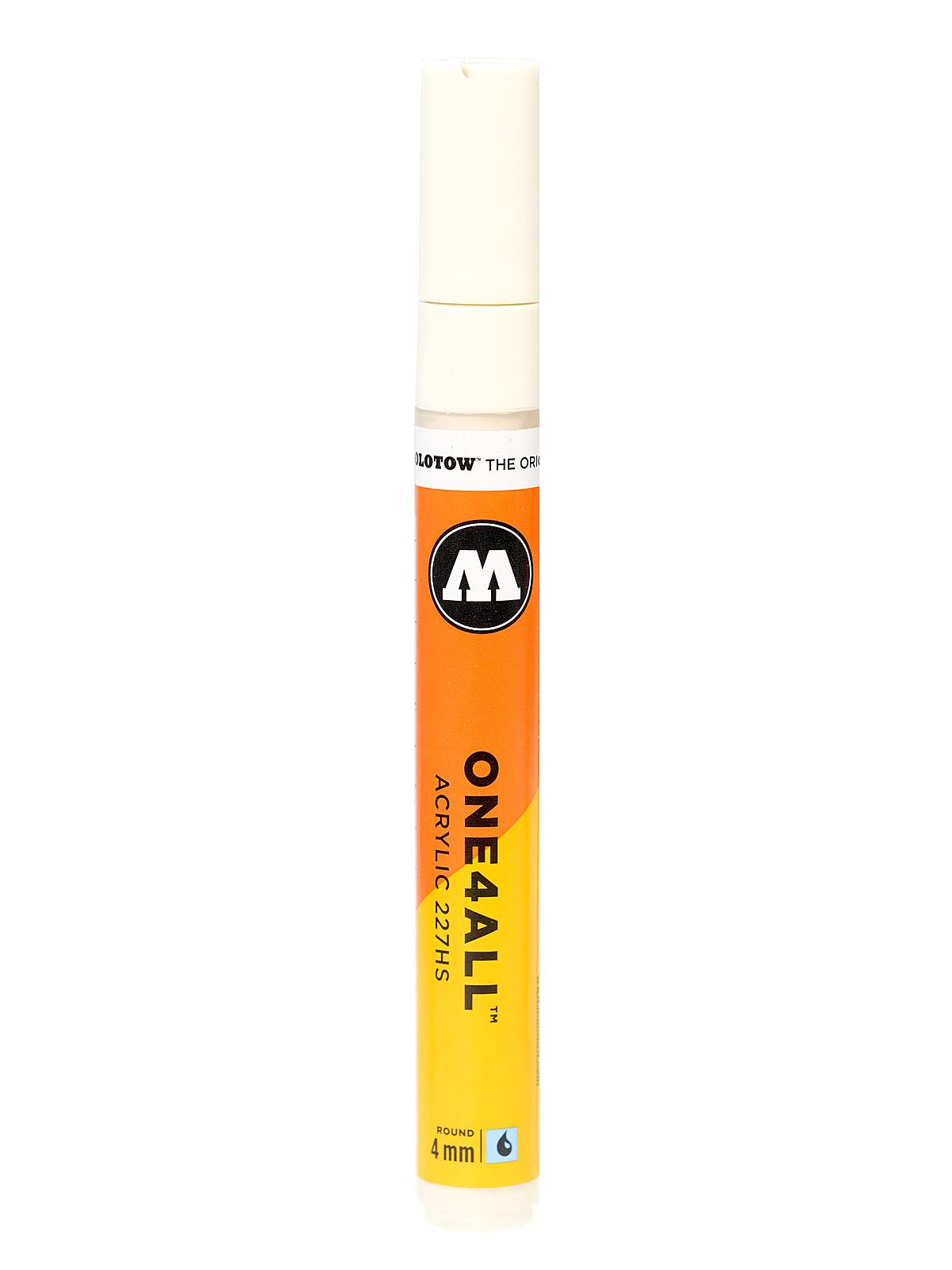 One4All Acrylic Paint Markers 4 mm nature white 229
