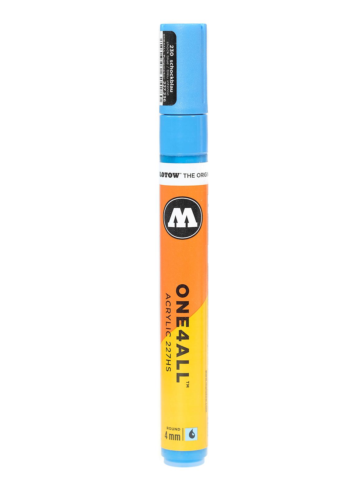 One4All Acrylic Paint Markers 4 mm shock blue 230