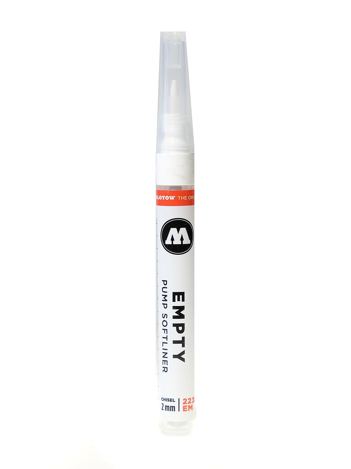 One4All Acrylic Paint Markers 2 mm chisel tip empty marker