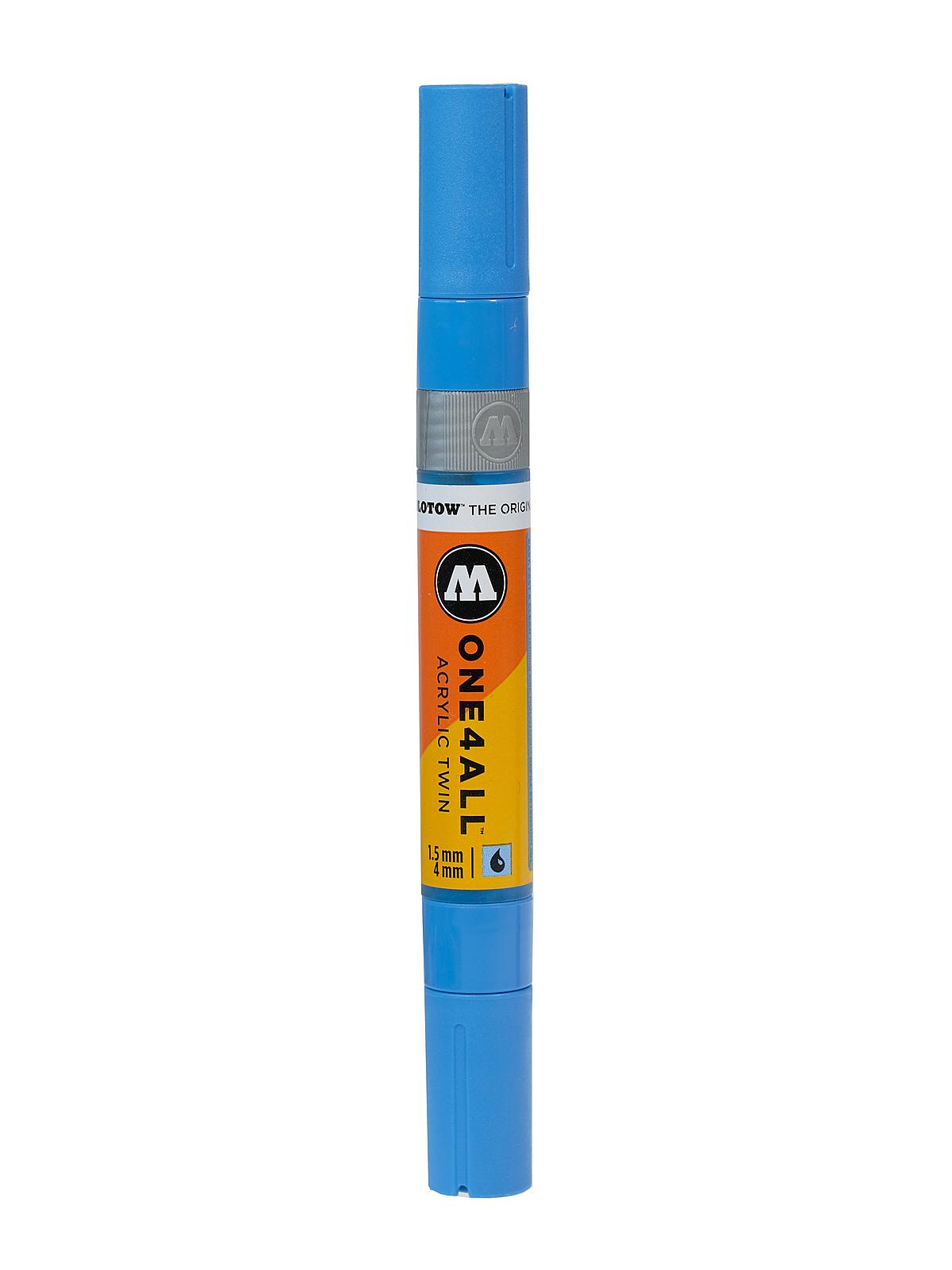 One4All Acrylic Twin Double Ended Pump Markers shock blue 230 each