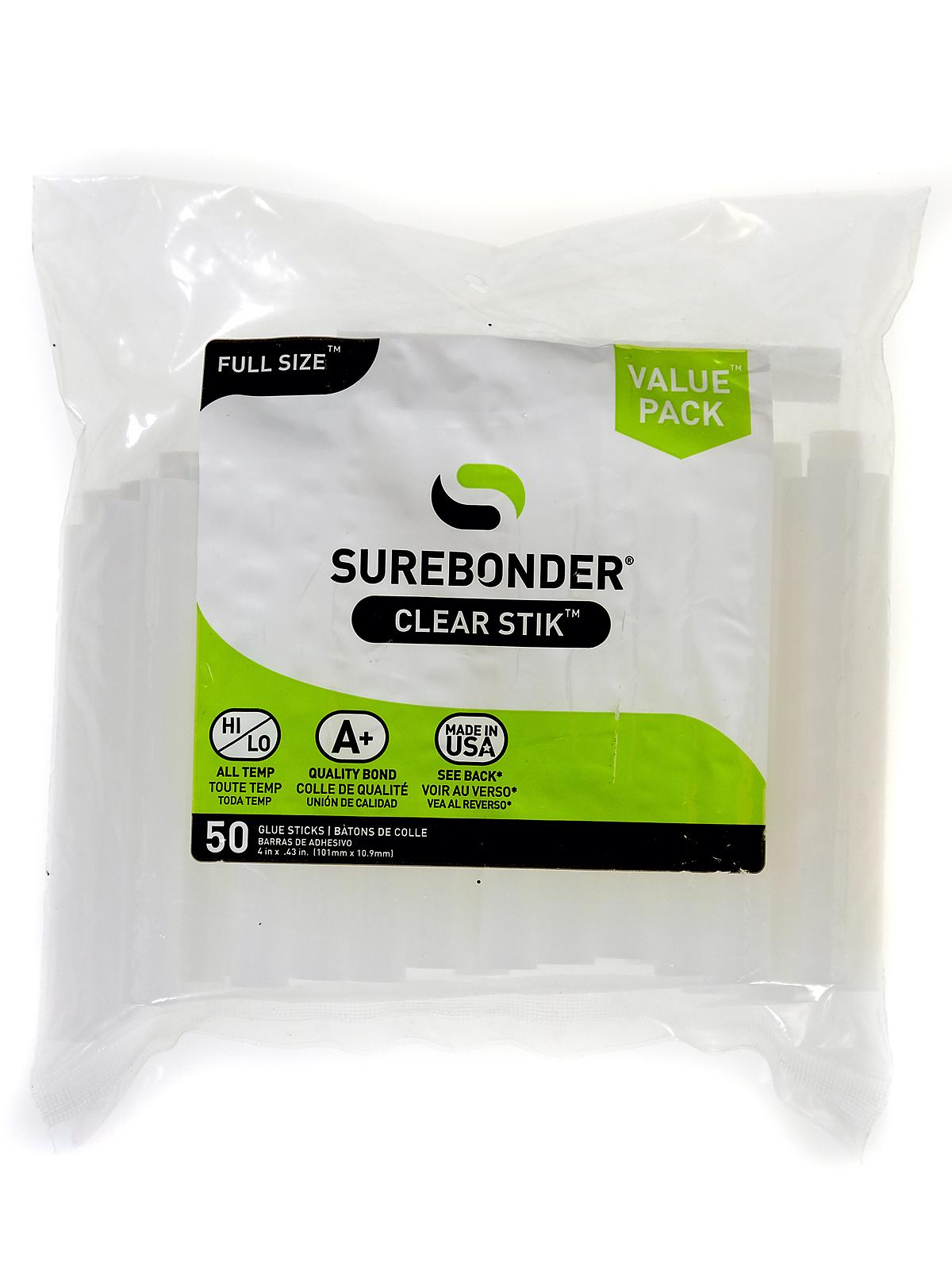 All Purpose Stik Glue Sticks 4 in. x 0.44 in. pack of 50