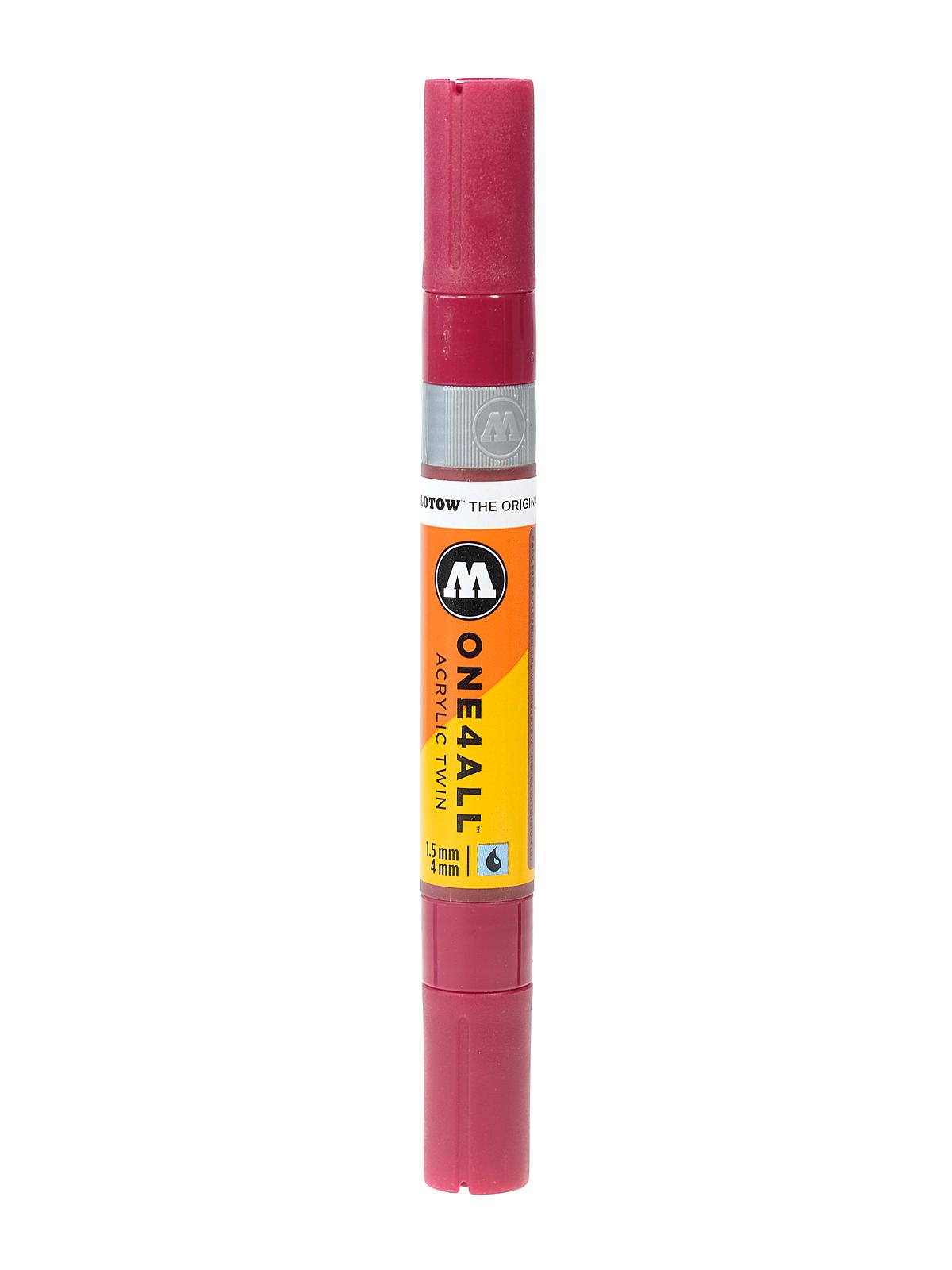 One4All Acrylic Twin Double Ended Pump Markers burgundy 086 each