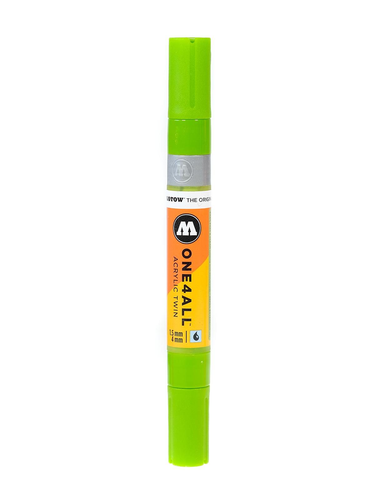 One4All Acrylic Twin Double Ended Pump Markers grasshopper 221 each
