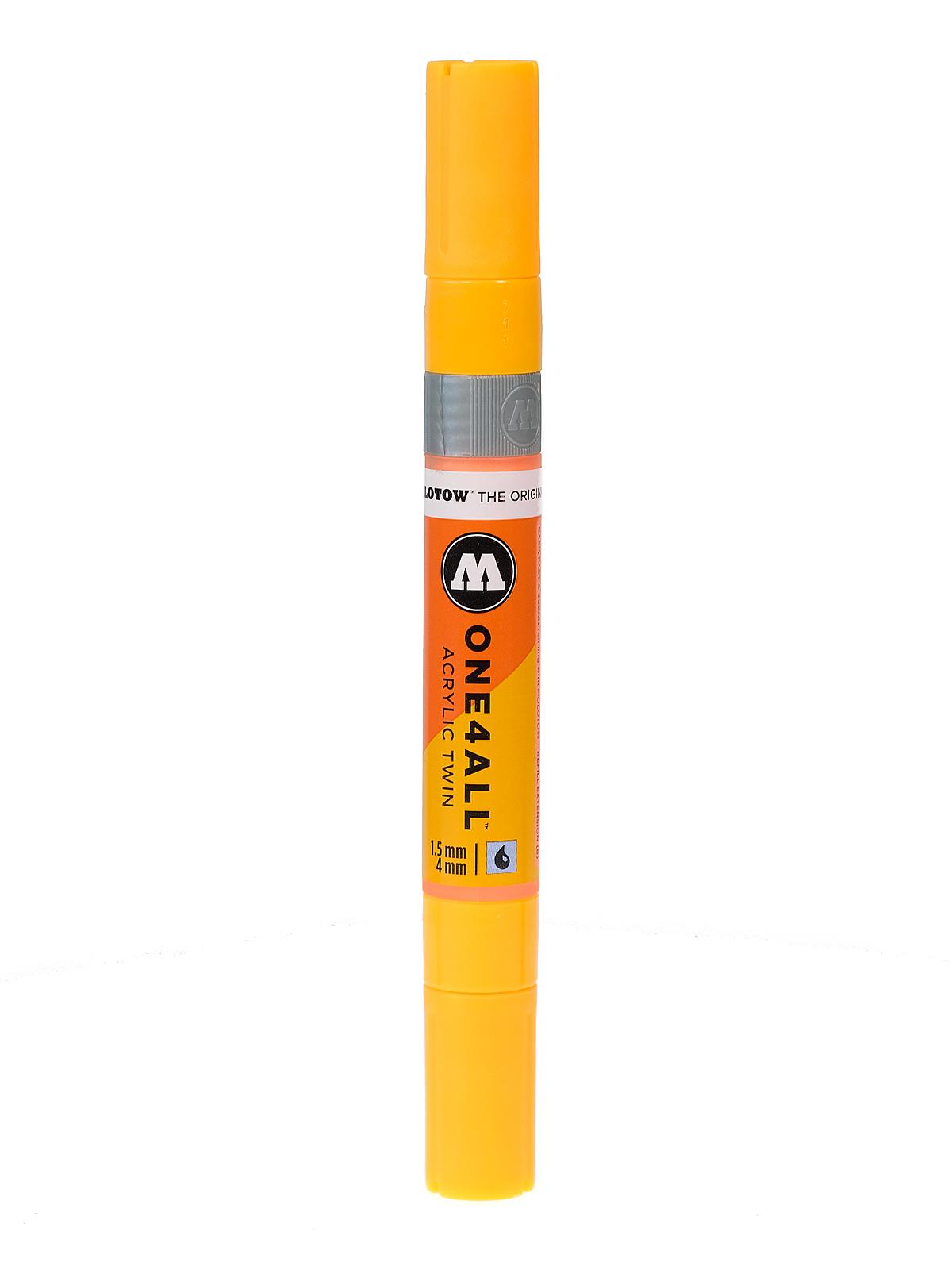 One4All Acrylic Twin Double Ended Pump Markers neon orange 218 each