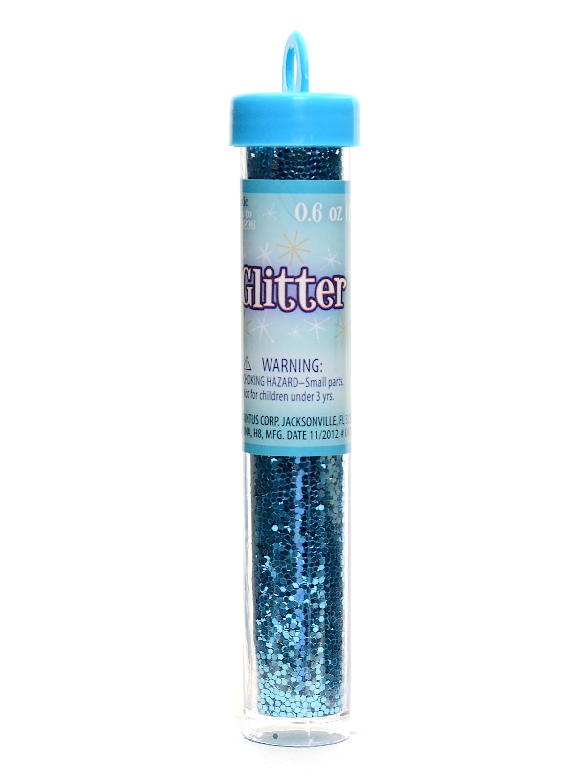 Glitter light blue 0.6 oz. tube