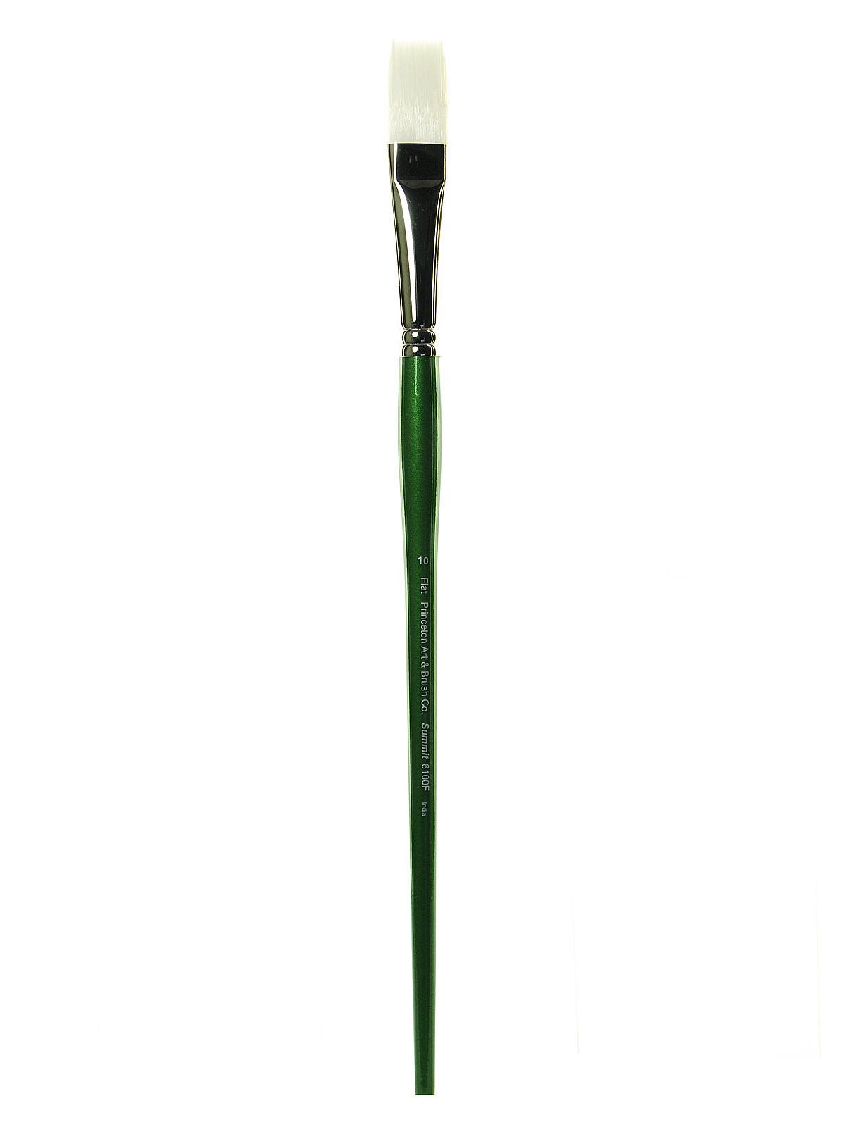Series 6100 Summit White Synthetic Long Handle Brushes 10 flat