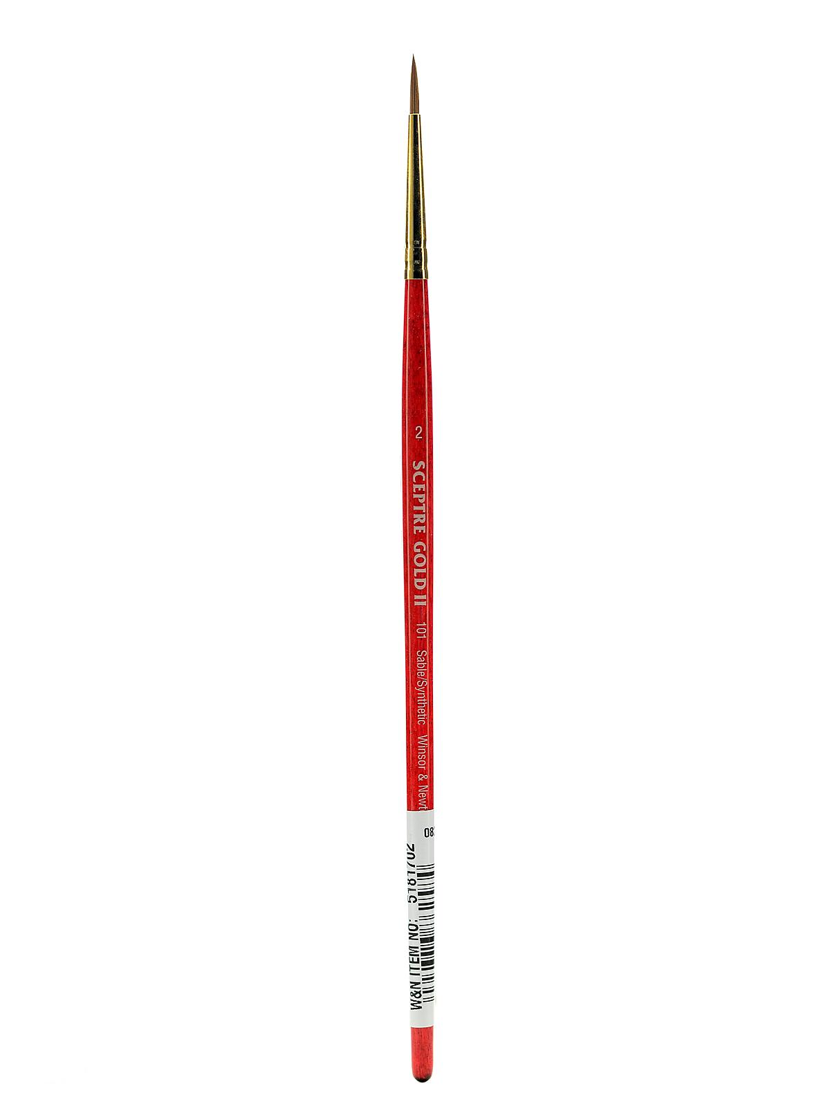 Sceptre Gold II Short Handled Brushes 2 round 101