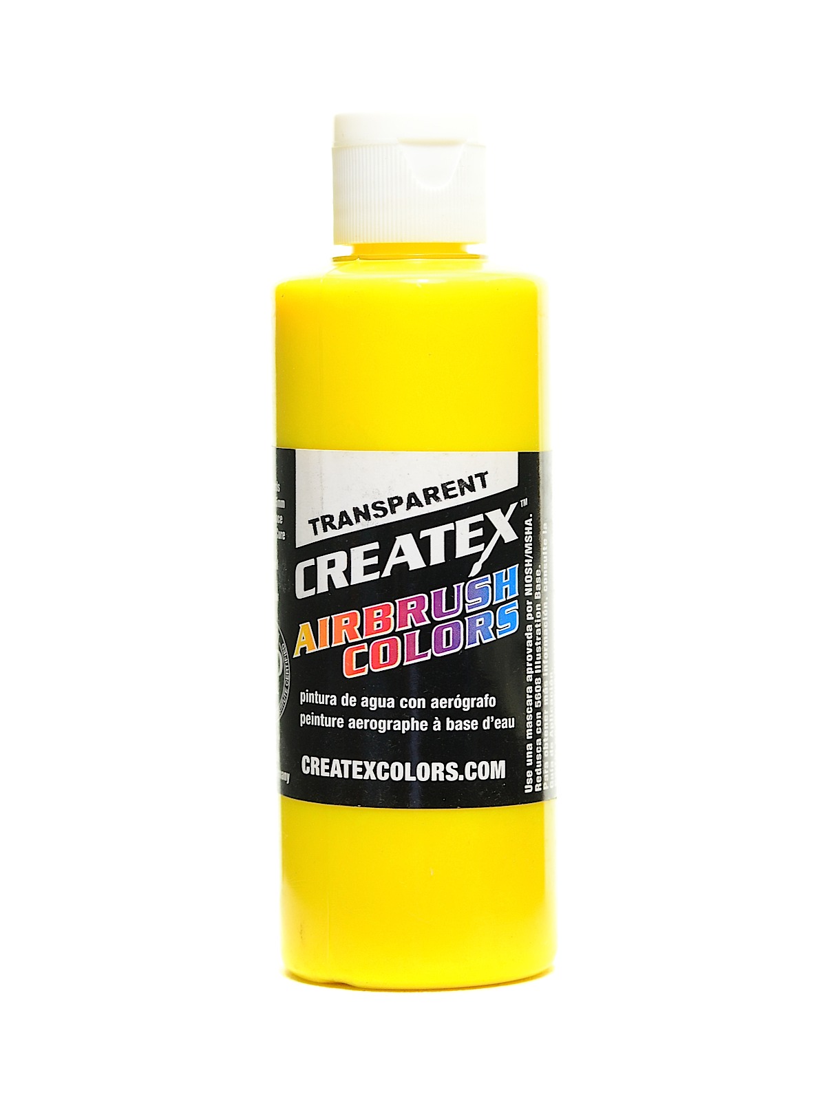 Airbrush Colors transparent brite yellow 4 oz.