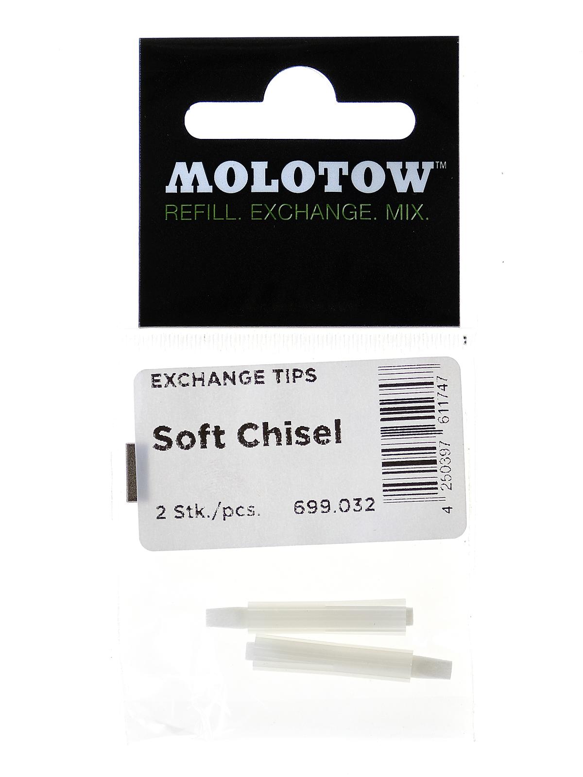 Nibs One4All chisel tip 2 mm pack of 2