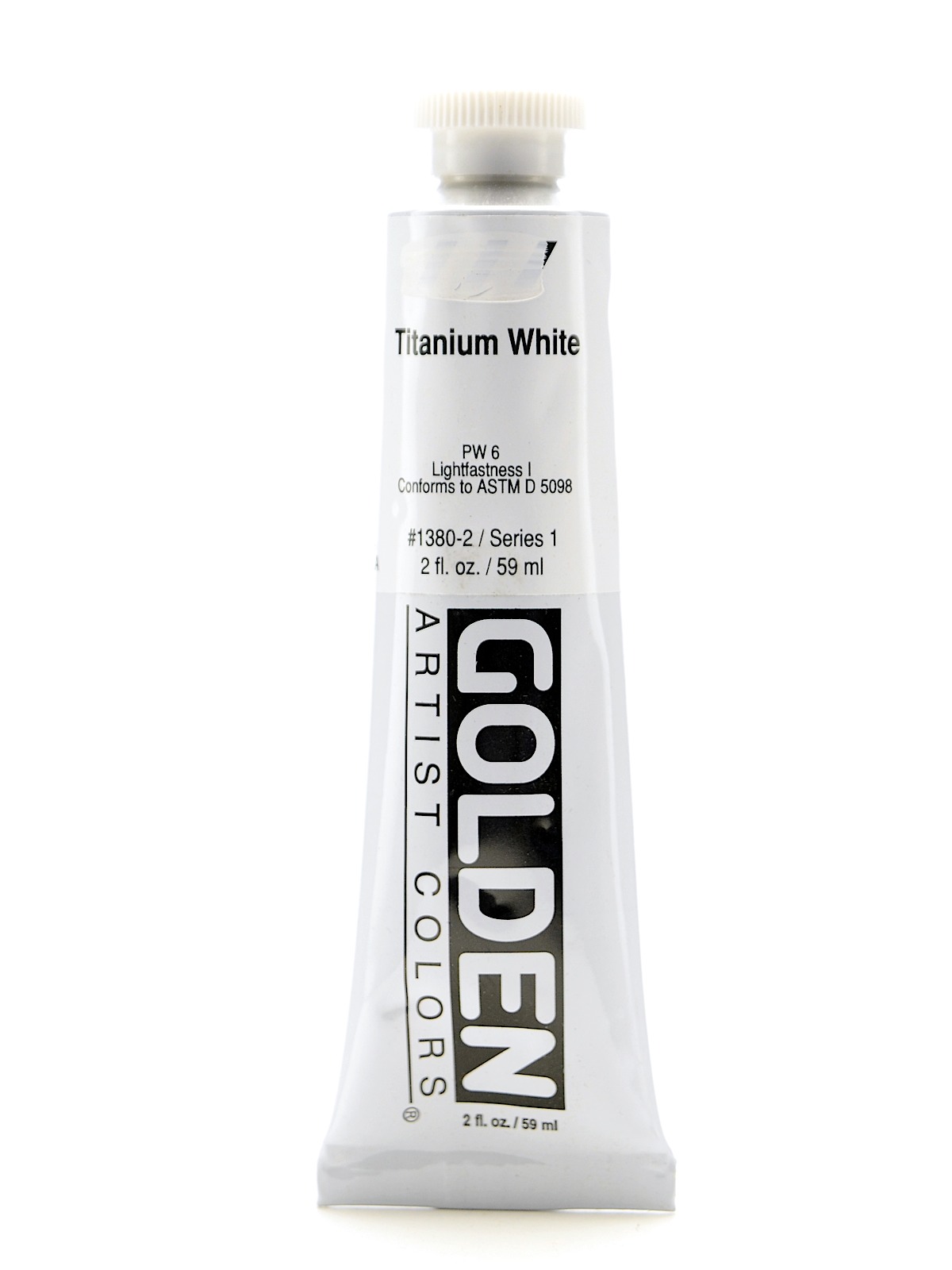 Heavy Body Acrylics titanium white 2 oz.
