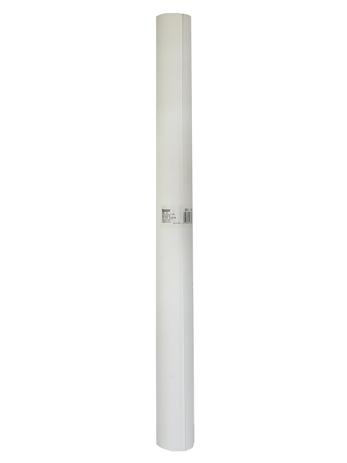 No. 18 White Poster Paper Roll 36 in. x 50 yd.