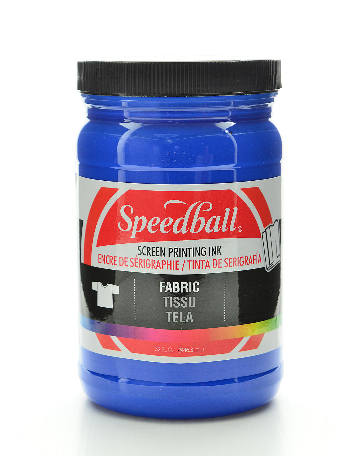 Fabric Screen Printing Ink blue 32 oz.