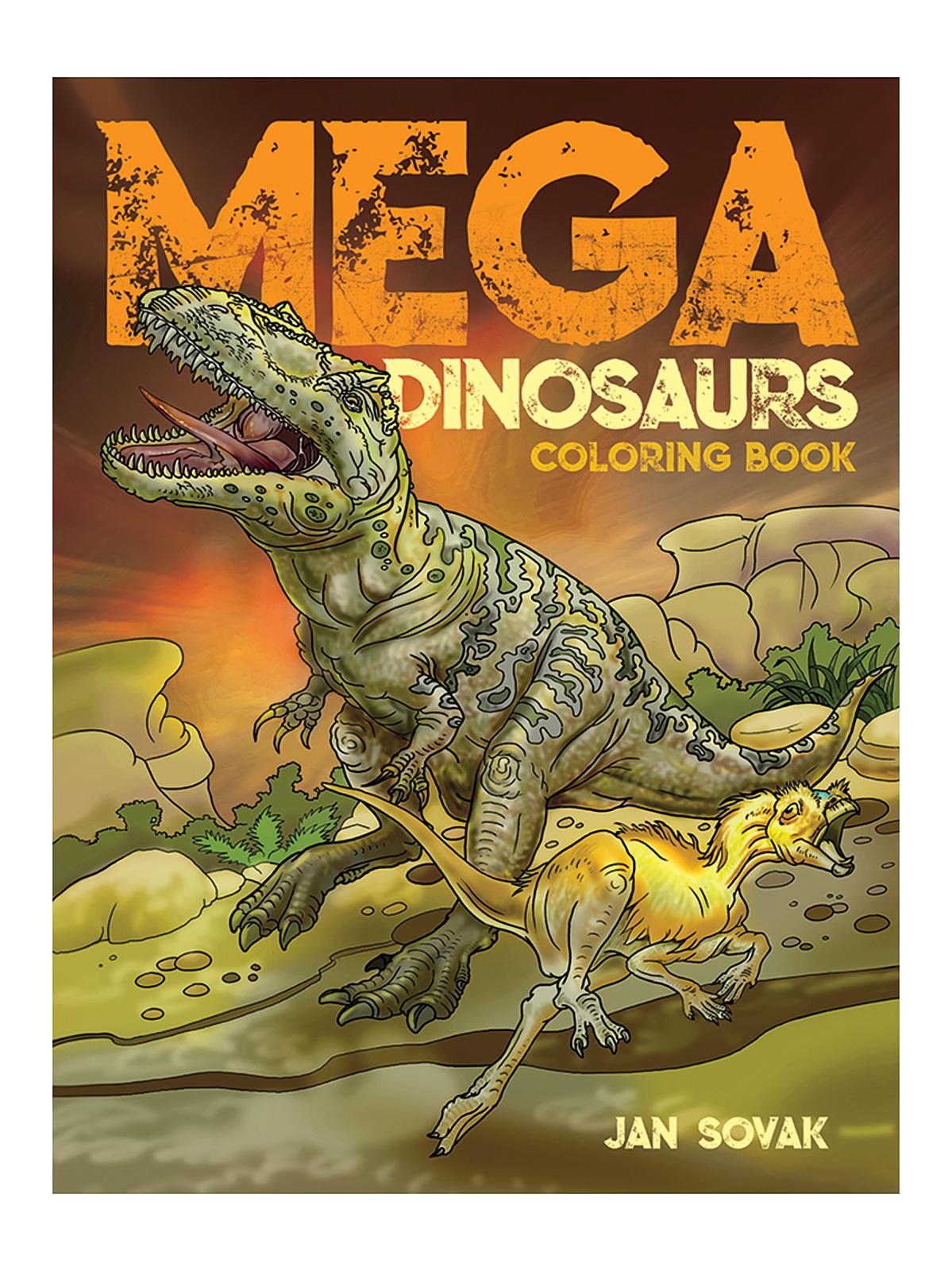 Coloring Book Mega Dinosaurs