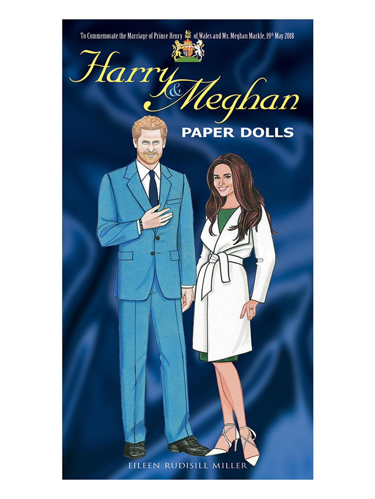 Little Activity Sticker Books Harry & Meghan Paper Dolls