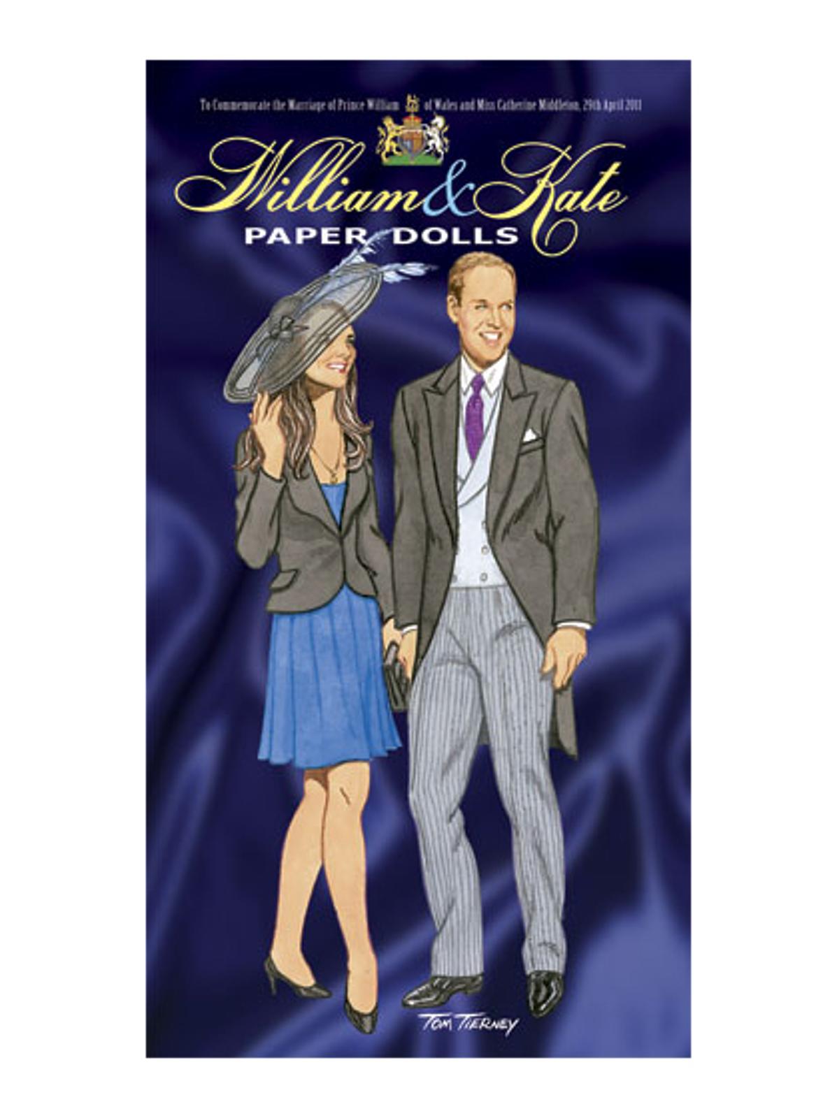 Little Activity Sticker Books William & Kate Paper Dolls