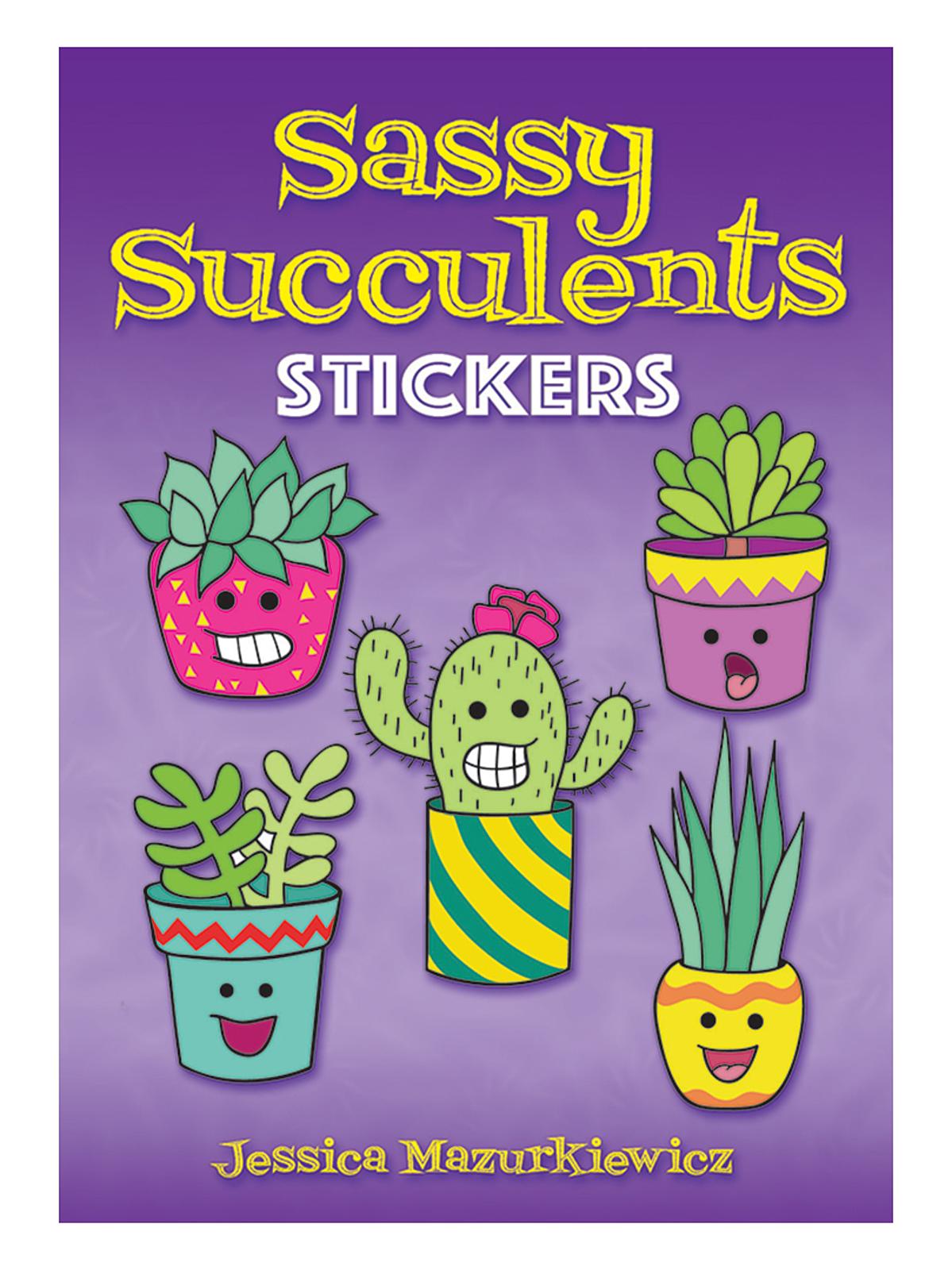 Little Activity Sticker Books Sassy Succulents