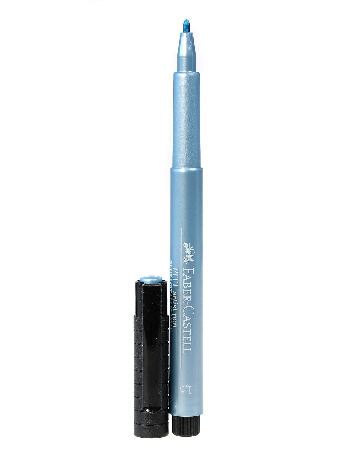 Pitt Artist Pens metallic blue 1.5 mm bullet nib 292