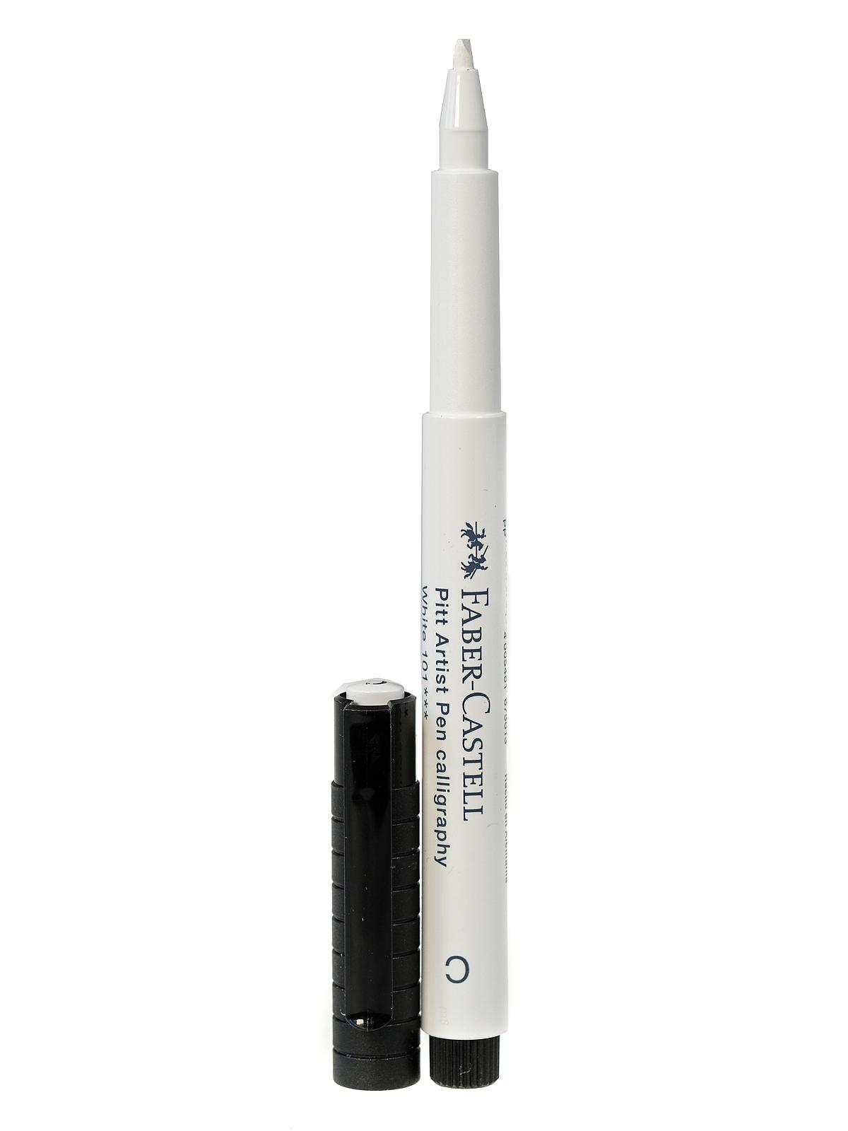 Pitt Artist Pens white chisel tip 2.5mm 101