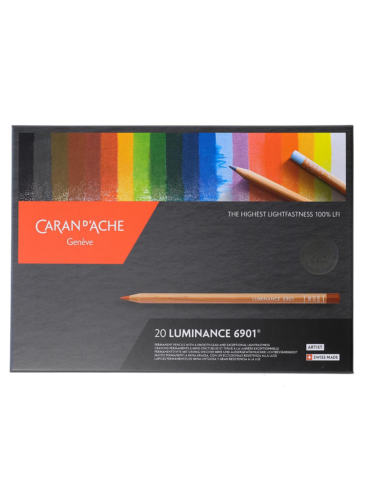 Luminance Colored Pencils Sets Set Of 20 Traditional Assortment