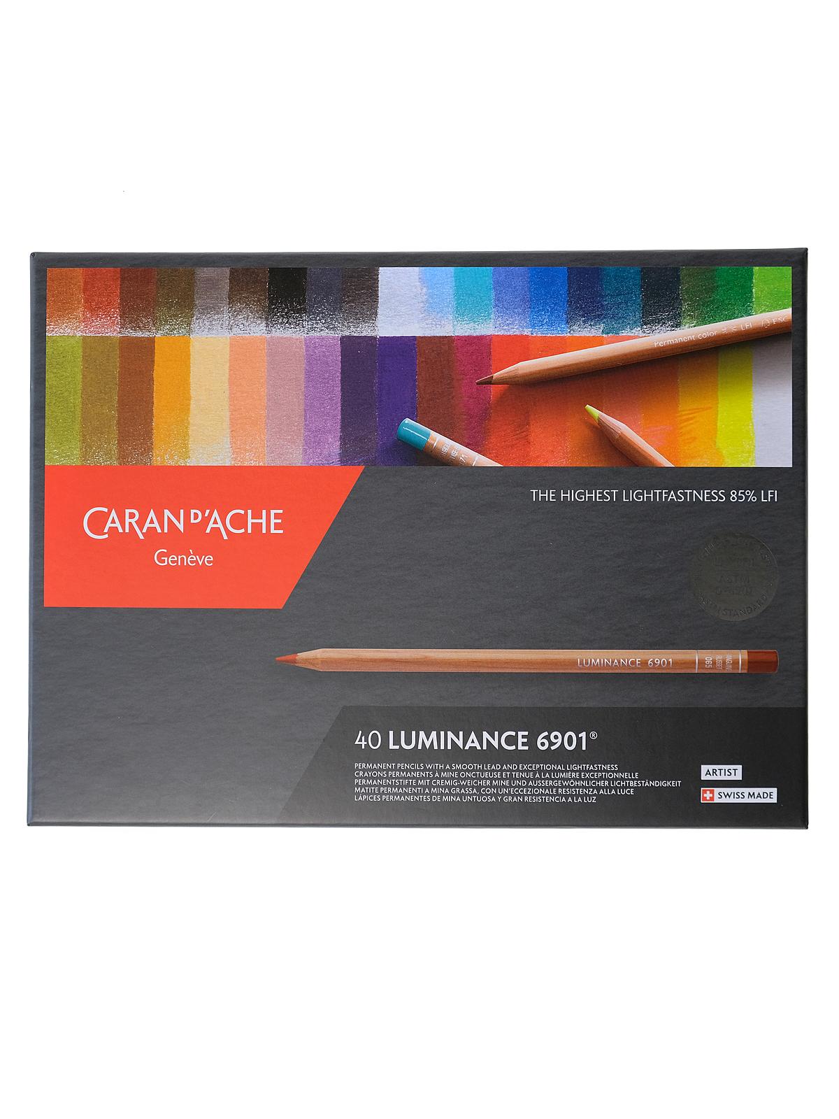 Luminance Colored Pencils Sets set of 40 Traditional Assortment
