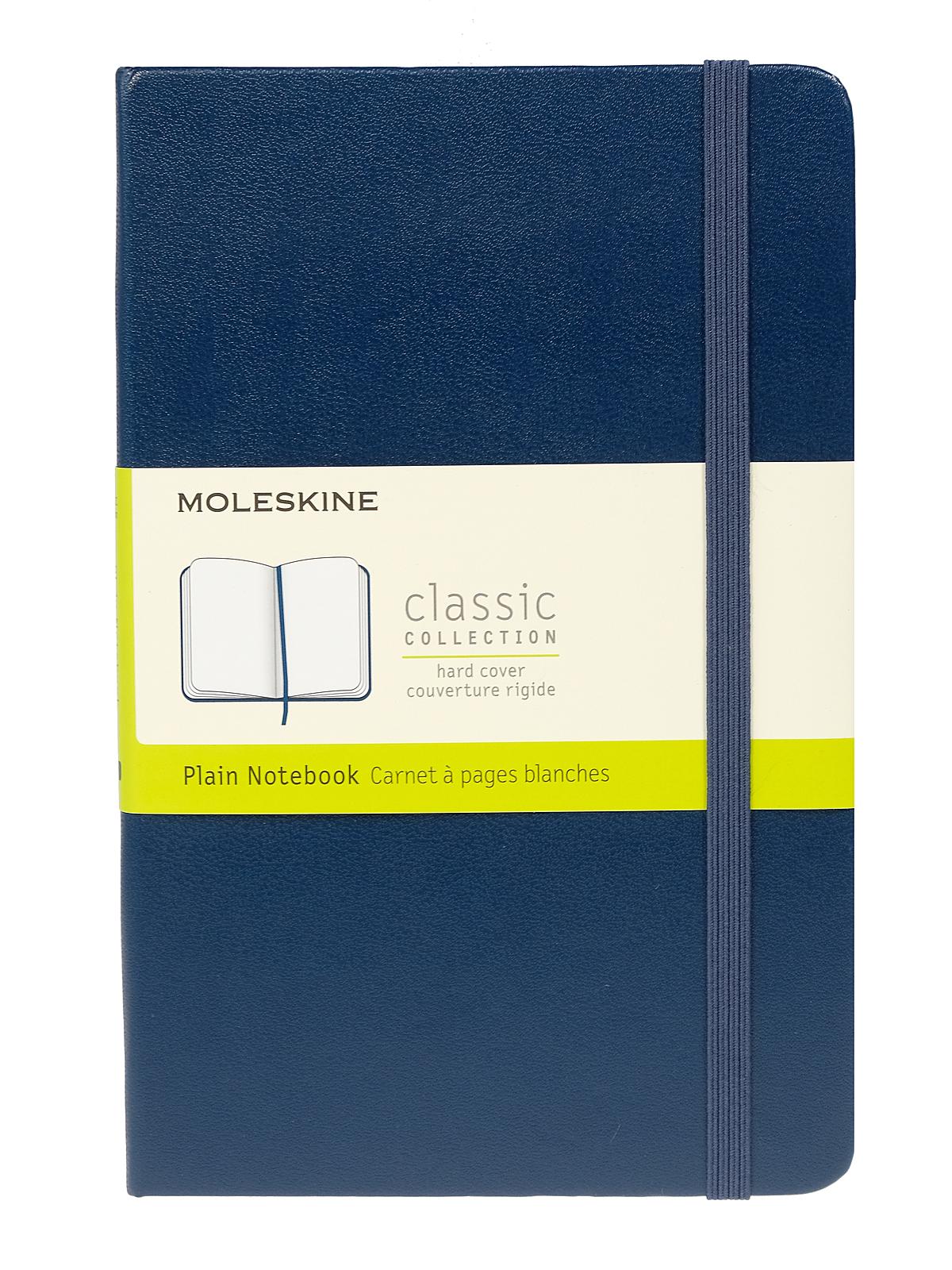 Classic Hard Cover Notebooks sapphire blue 4 1 2 in. x 7 in. 208 pages, unlined