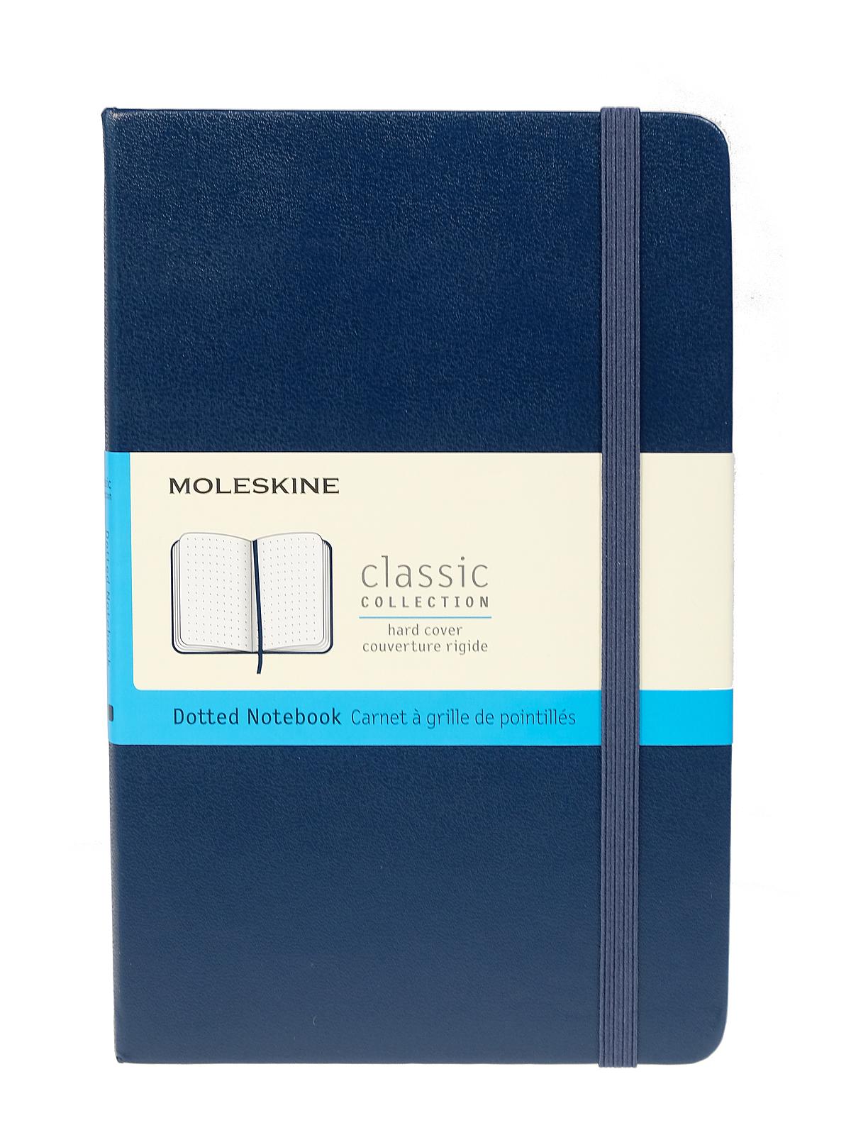 Classic Hard Cover Notebooks sapphire blue 4 1 2 in. x 7 in. 208 pages, dotted