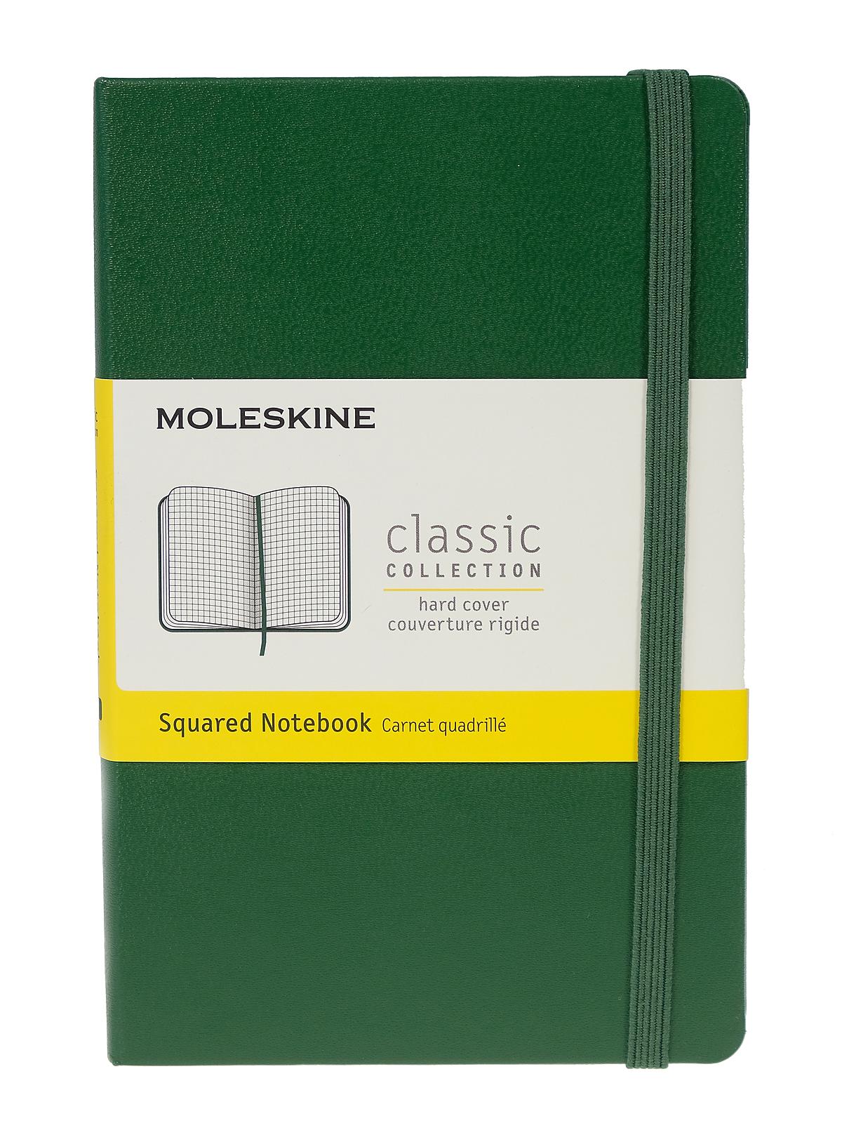 Classic Hard Cover Notebooks myrtle green 3 1 2 in. x 5 1 2 in. 192 pages, squared