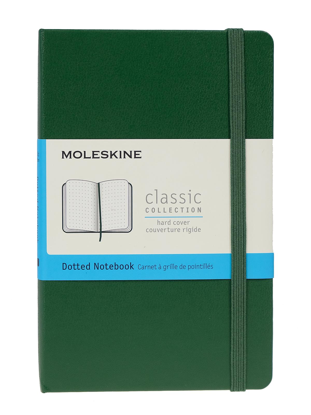 Classic Hard Cover Notebooks myrtle green 3 1 2 in. x 5 1 2 in. 192 pages, dotted