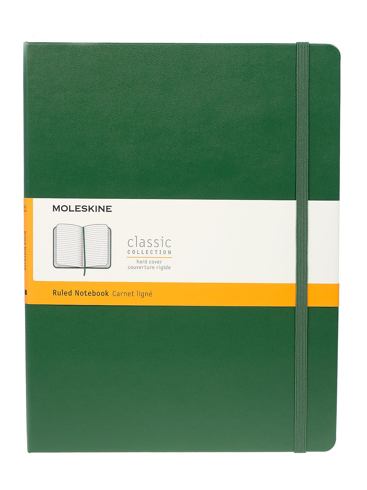 Classic Hard Cover Notebooks myrtle green 7 1 2 in. x 9 3 4 in. 192 pages, lined