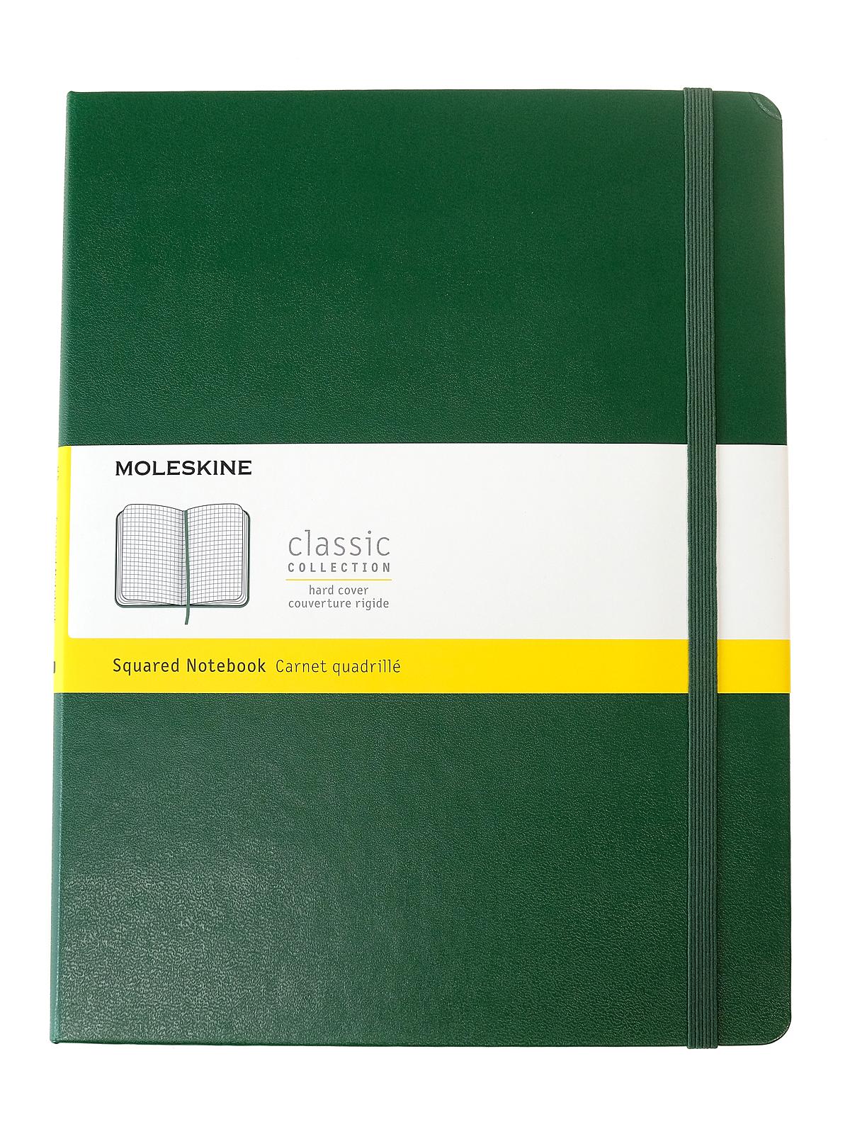 Classic Hard Cover Notebooks myrtle green 7 1 2 in. x 9 3 4 in. 192 pages, squared