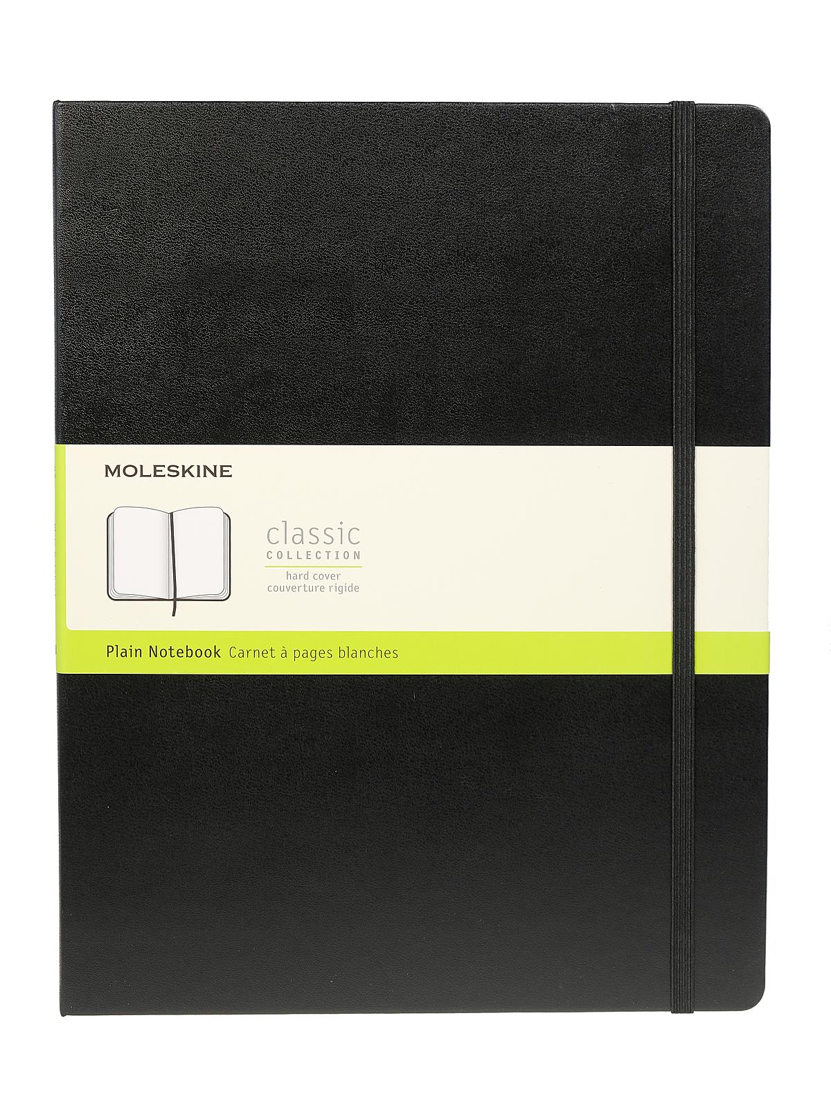 Classic Hard Cover Notebooks black 8 1 2 in. x 11 in. 192 pages, unlined