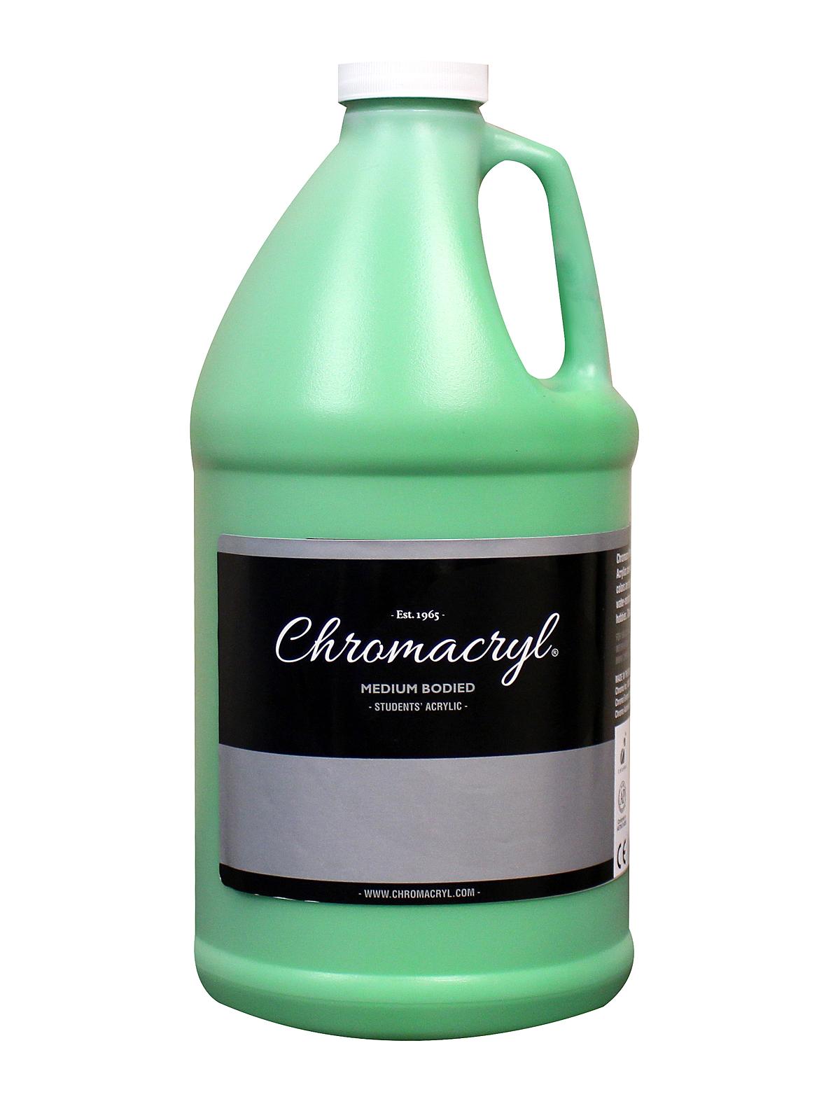 Chromacryl Students' Acrylic Paints light green 2 liters