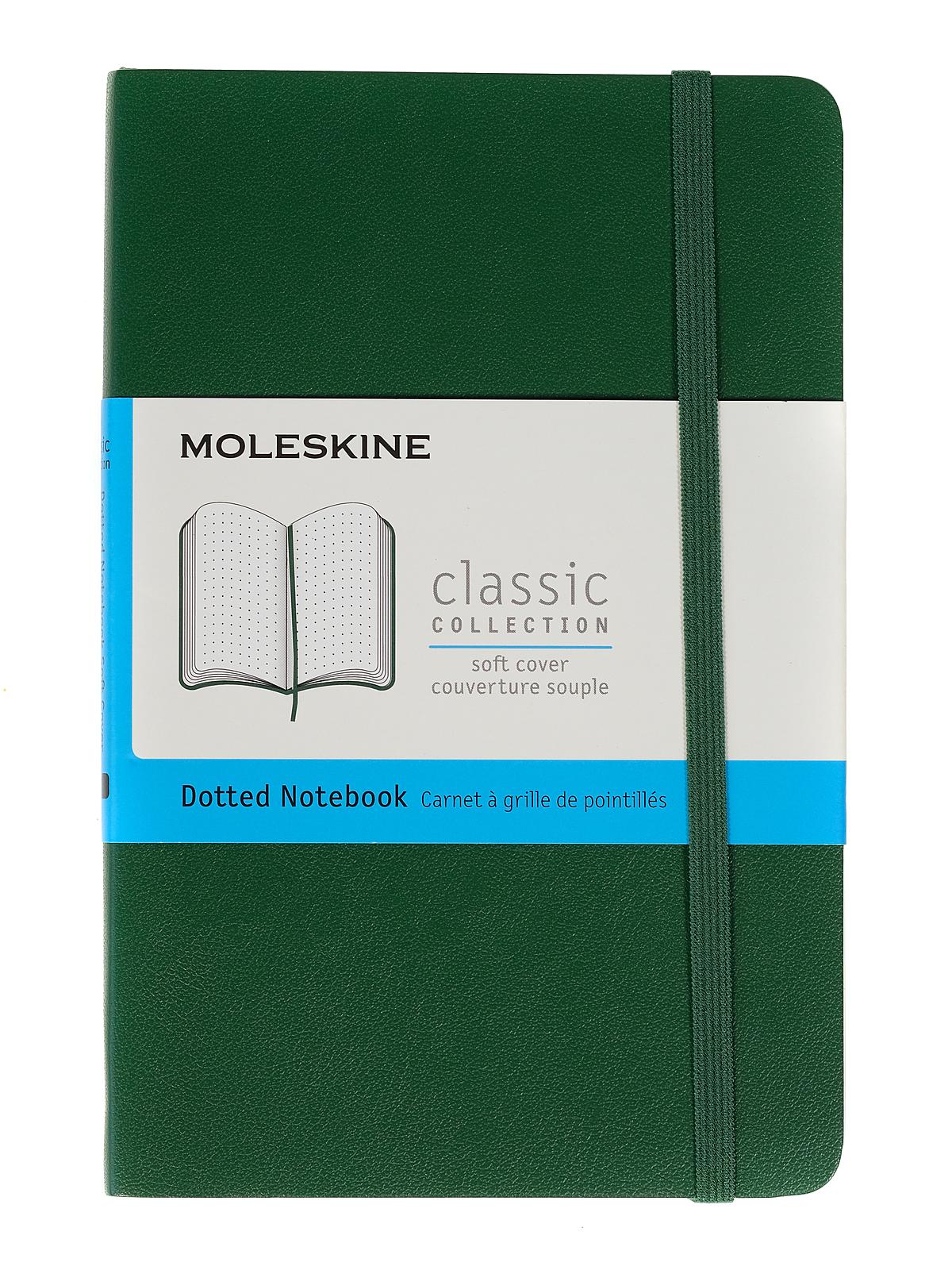 Classic Soft Cover Notebooks Myrtle Green 3 1 2 In. X 5 1 2 In. 192 Pages, Dotted