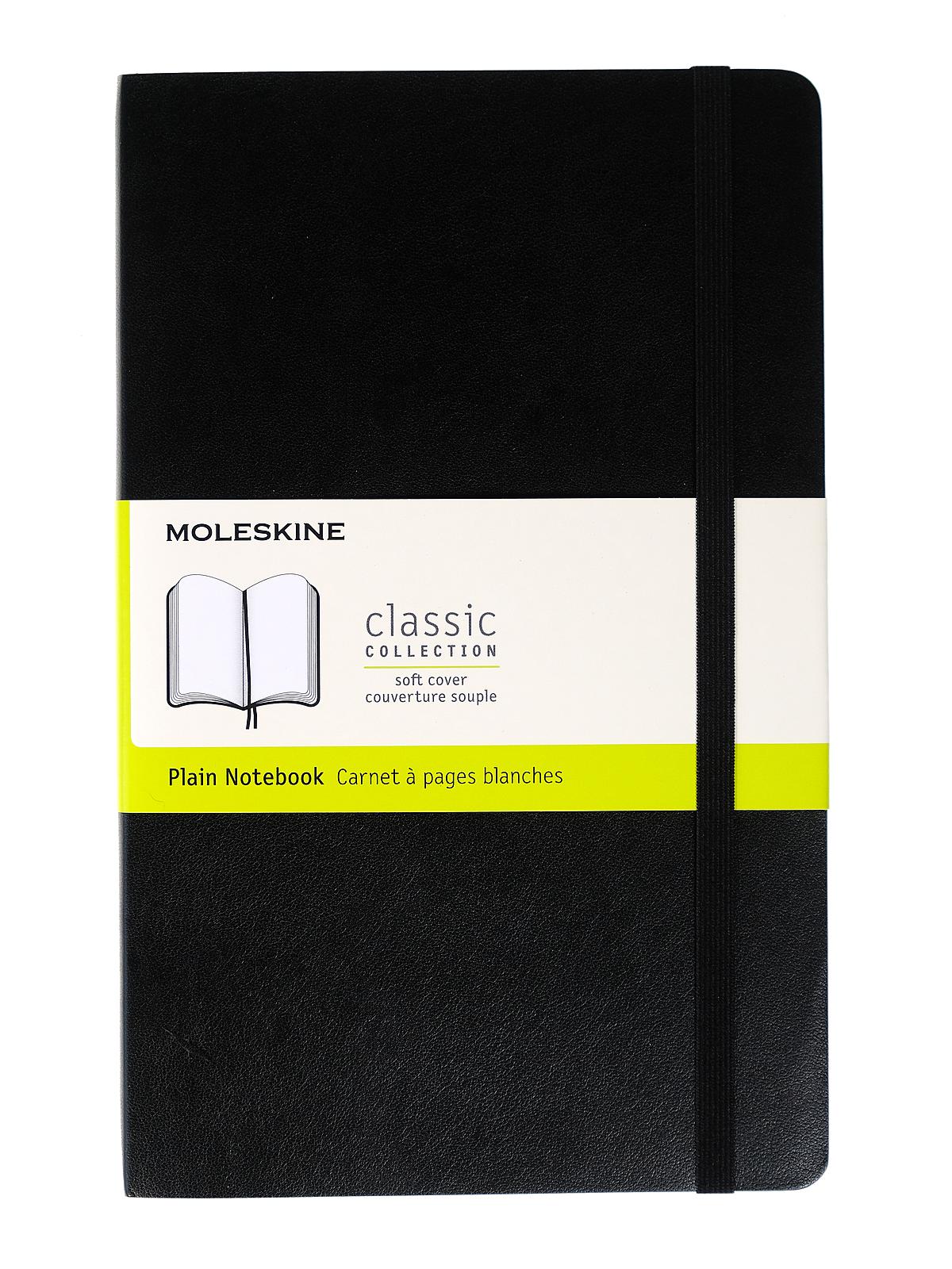 Classic Soft Cover Notebooks black 5 in. x 8 1 4 in. 400 pages, unlined