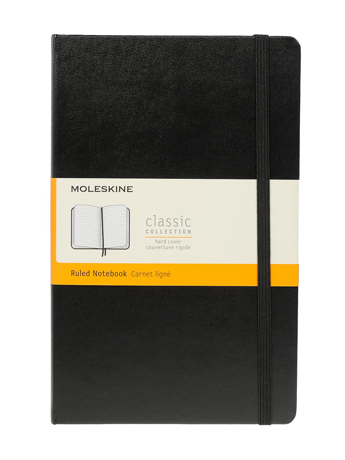 Classic Hard Cover Notebooks black 5 in. x 8 1 4 in. 400 pages, lined