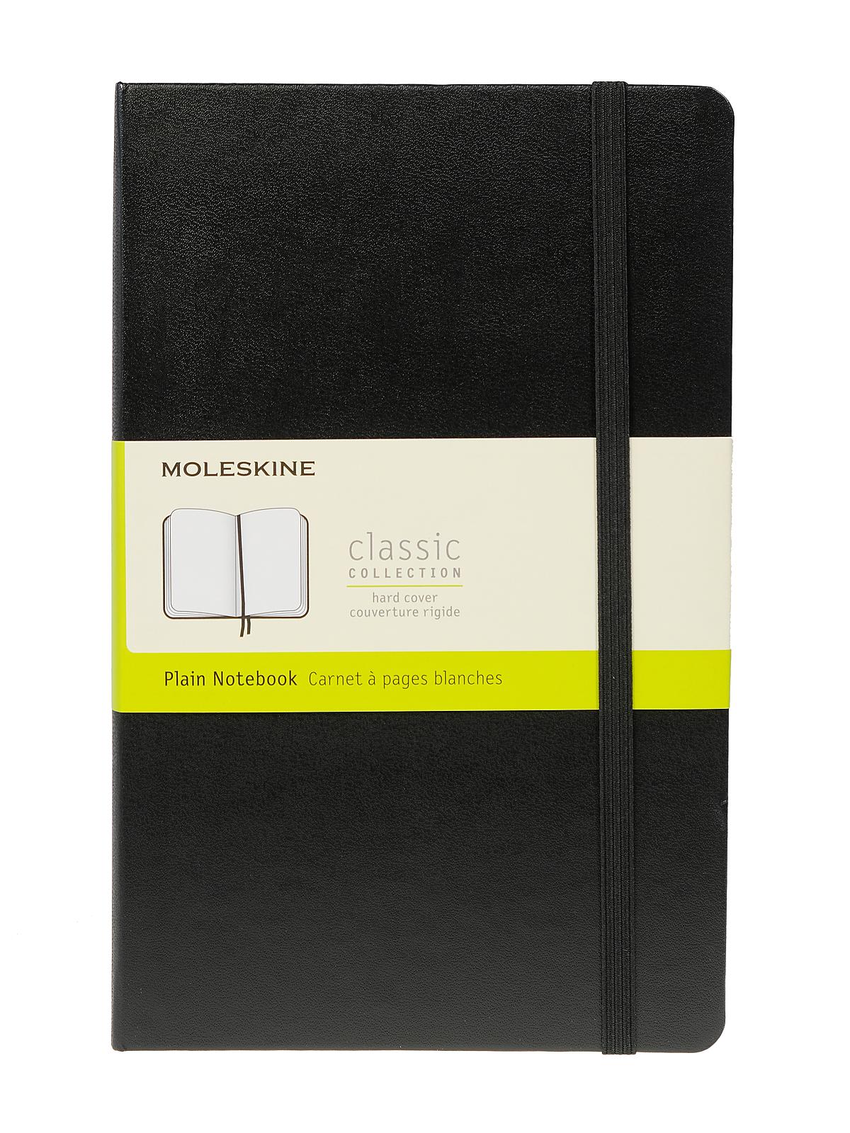 Classic Hard Cover Notebooks Black 5 In. X 8 1 4 In. 400 Pages, Unlined