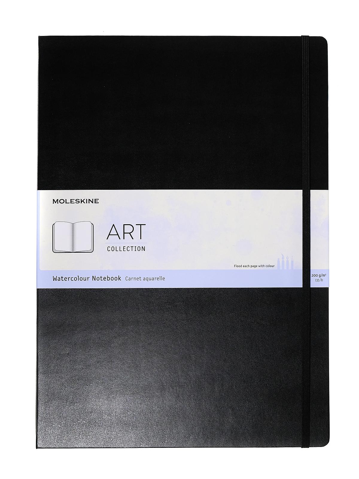 Watercolor Notebook 11 1 2 in. x 16 1 2 in. 60 pages, watercolor black