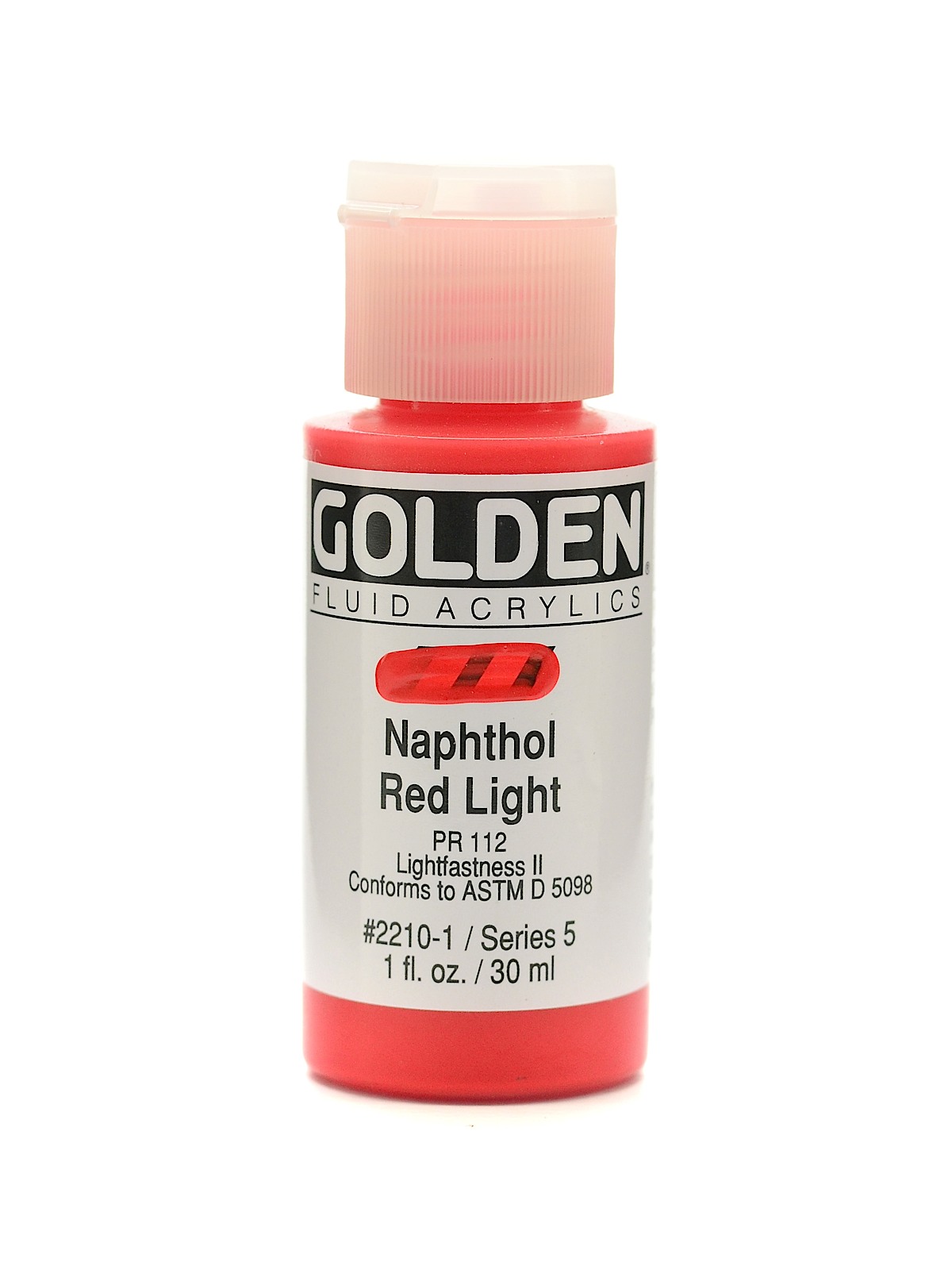 Fluid Acrylics naphthol red light 1 oz.