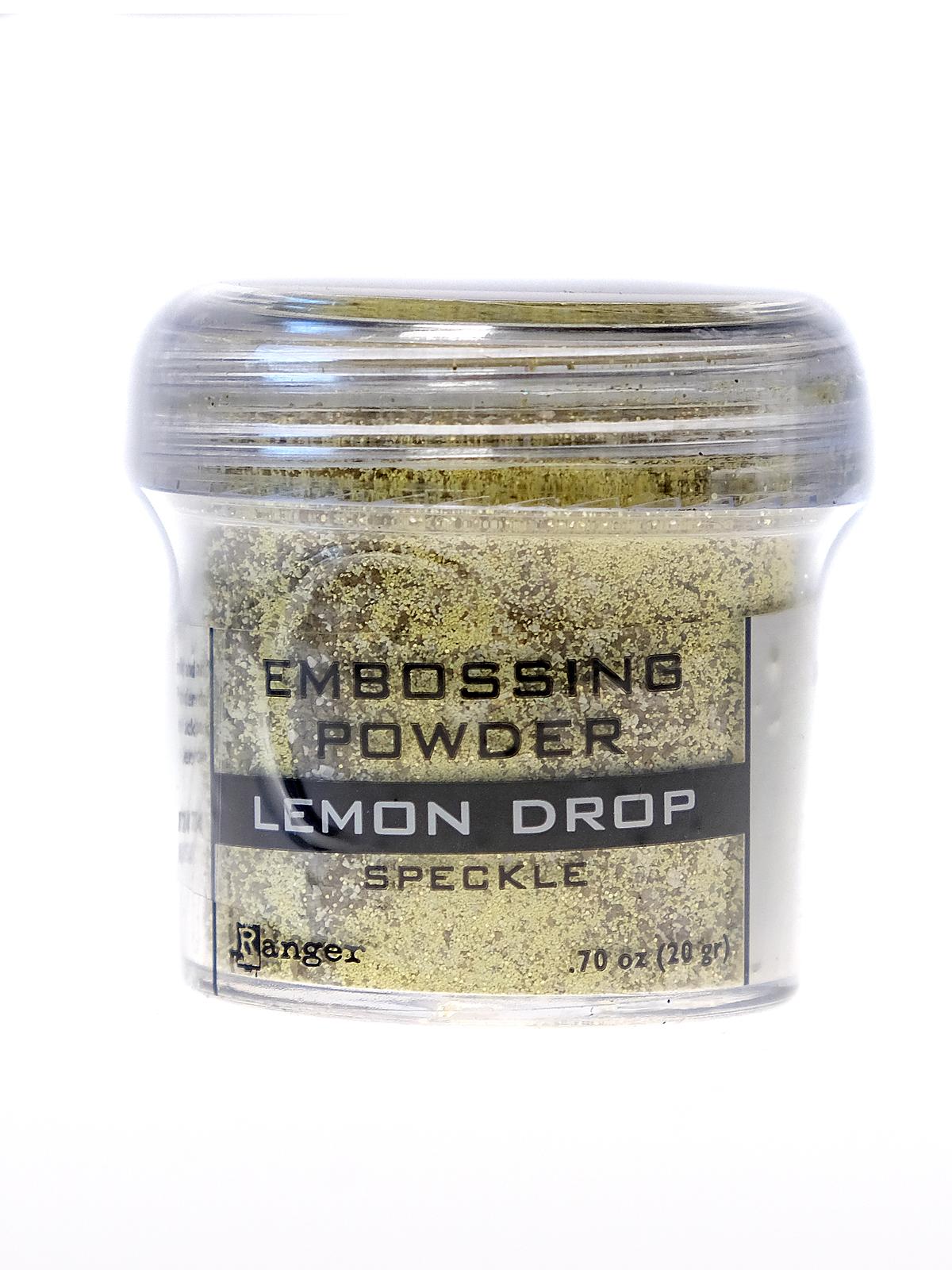 Speckle Embossing Powders lemon drop 1 oz. jar