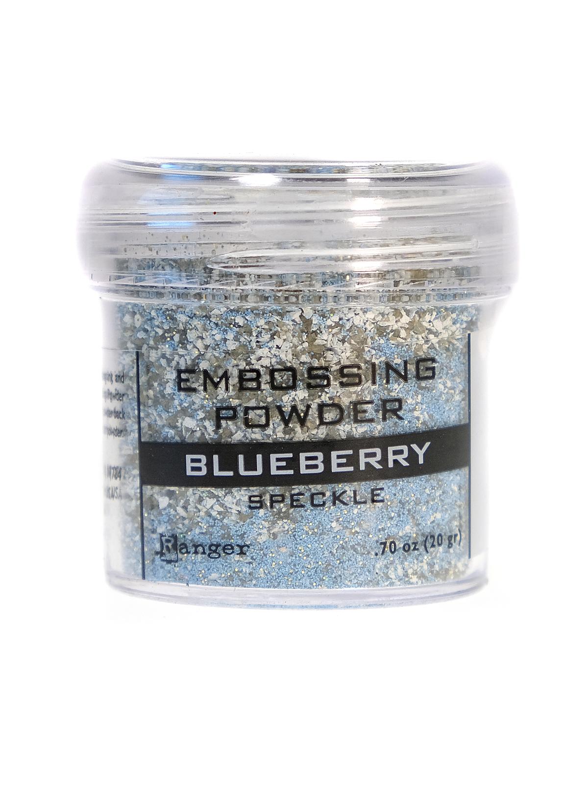 Speckle Embossing Powders blueberry 1 oz. jar