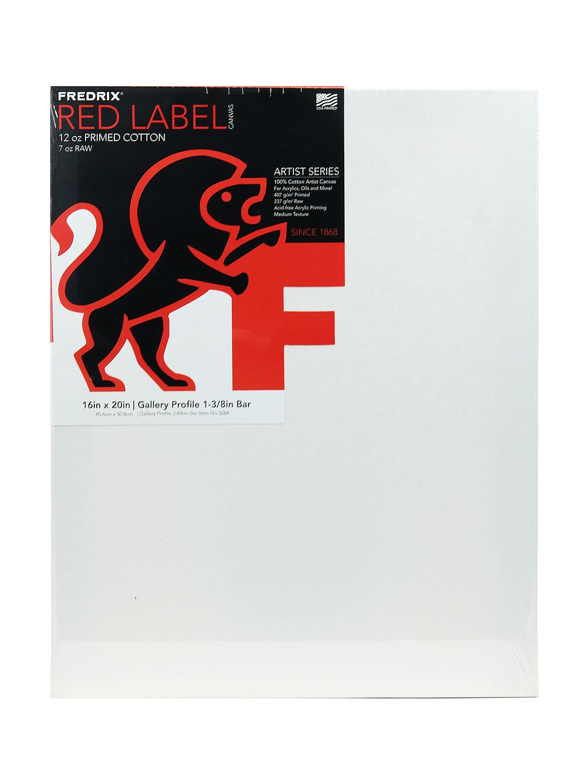 Red Label Gallerywrap Stretched Canvas 16 In. X 20 In. Each
