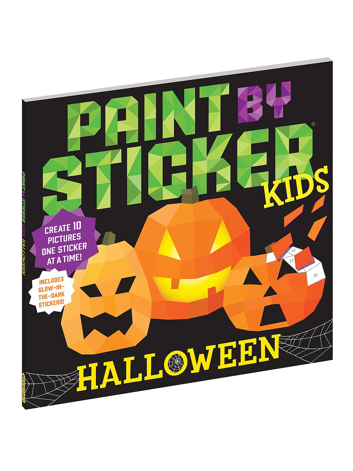 Paint by Sticker Kids Halloween Pictures