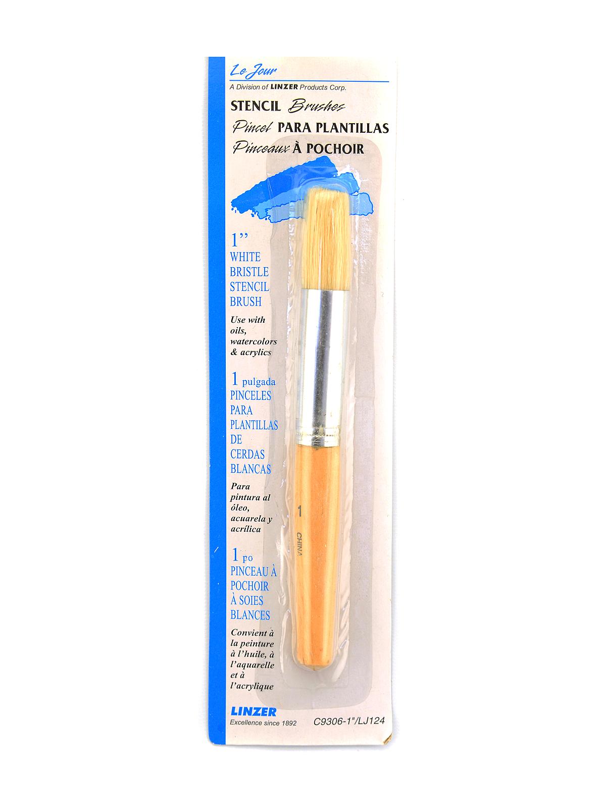 Stencil Brushes 1 in.