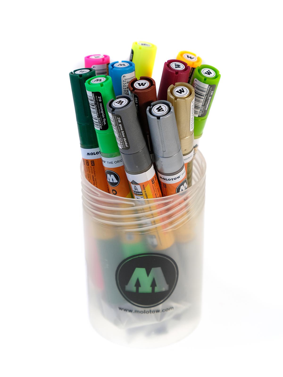 One4All Acrylic Twin Double Ended Pump Markers Main 2 Kit  12 pieces
