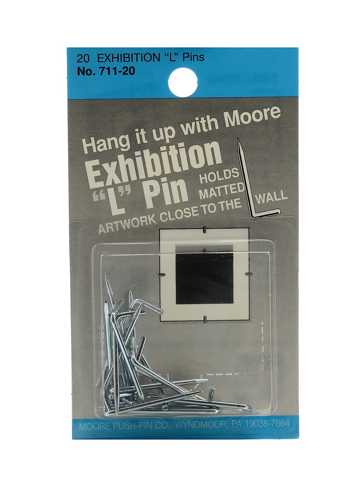 Exhibition L Pins Card Of 20
