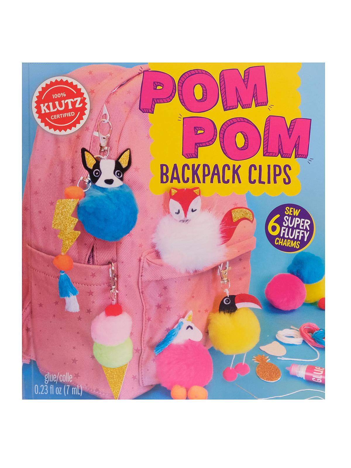 Pom-Pom Backpack Clips each