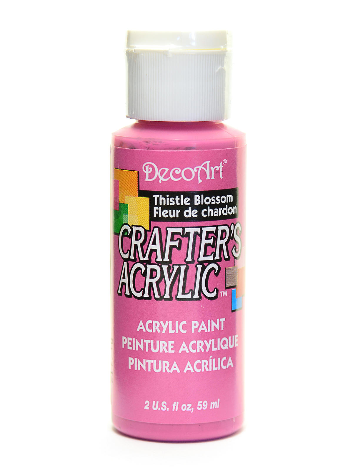 Crafters Acrylic 2 oz thistle blossom